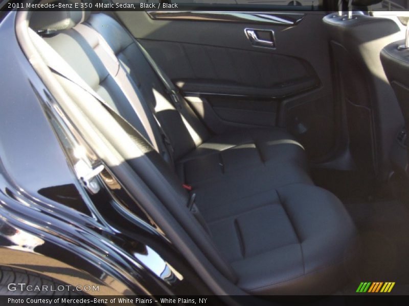 Black / Black 2011 Mercedes-Benz E 350 4Matic Sedan