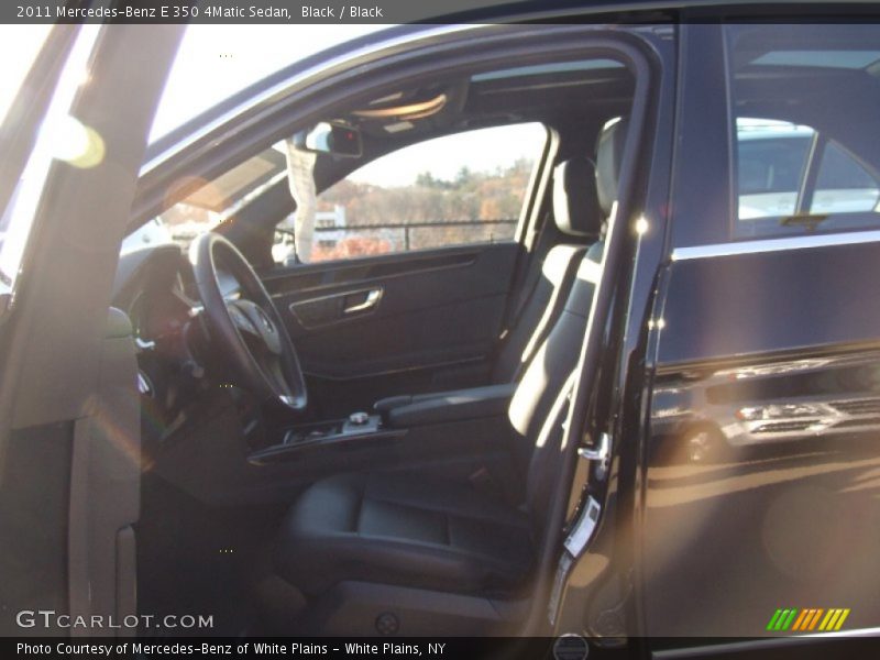Black / Black 2011 Mercedes-Benz E 350 4Matic Sedan