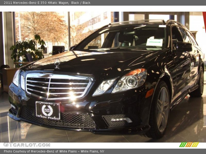 Black / Black 2011 Mercedes-Benz E 350 4Matic Wagon
