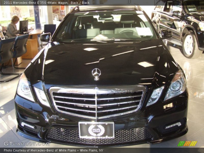 Black / Black 2011 Mercedes-Benz E 350 4Matic Wagon