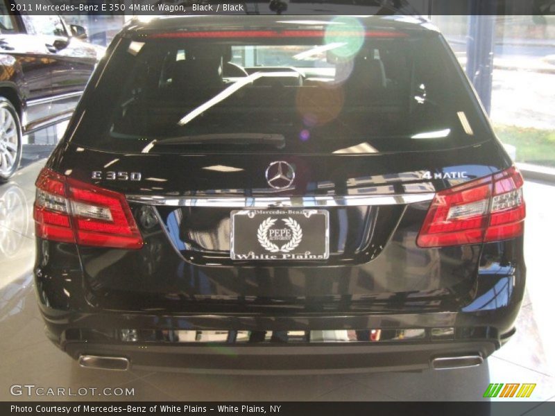 Black / Black 2011 Mercedes-Benz E 350 4Matic Wagon