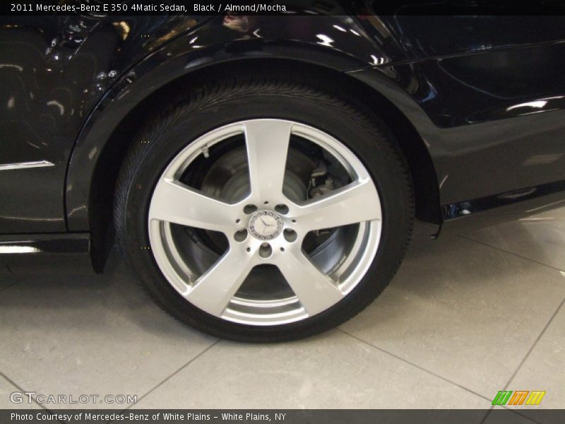 Black / Almond/Mocha 2011 Mercedes-Benz E 350 4Matic Sedan