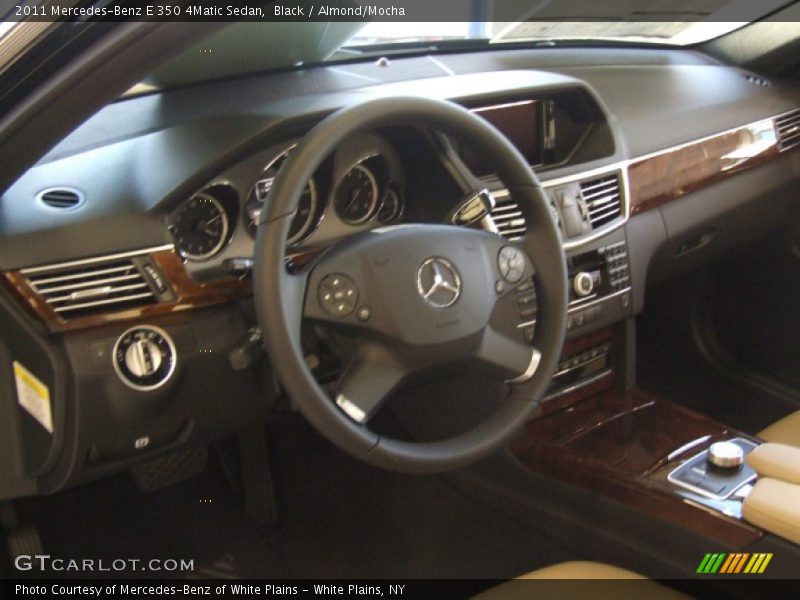 Black / Almond/Mocha 2011 Mercedes-Benz E 350 4Matic Sedan
