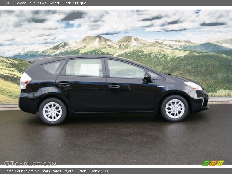 Black / Bisque 2012 Toyota Prius v Two Hybrid