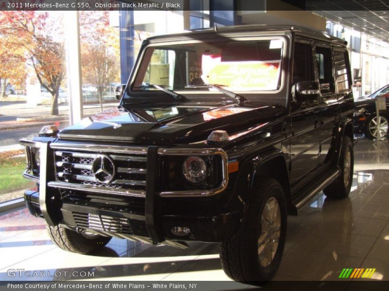 Obsidian Black Metallic / Black 2011 Mercedes-Benz G 550