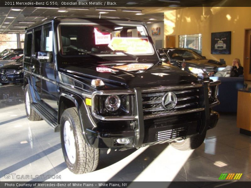 Obsidian Black Metallic / Black 2011 Mercedes-Benz G 550