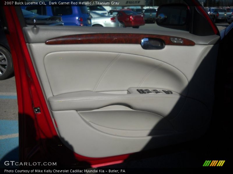 Dark Garnet Red Metallic / Titanium Gray 2007 Buick Lucerne CXL