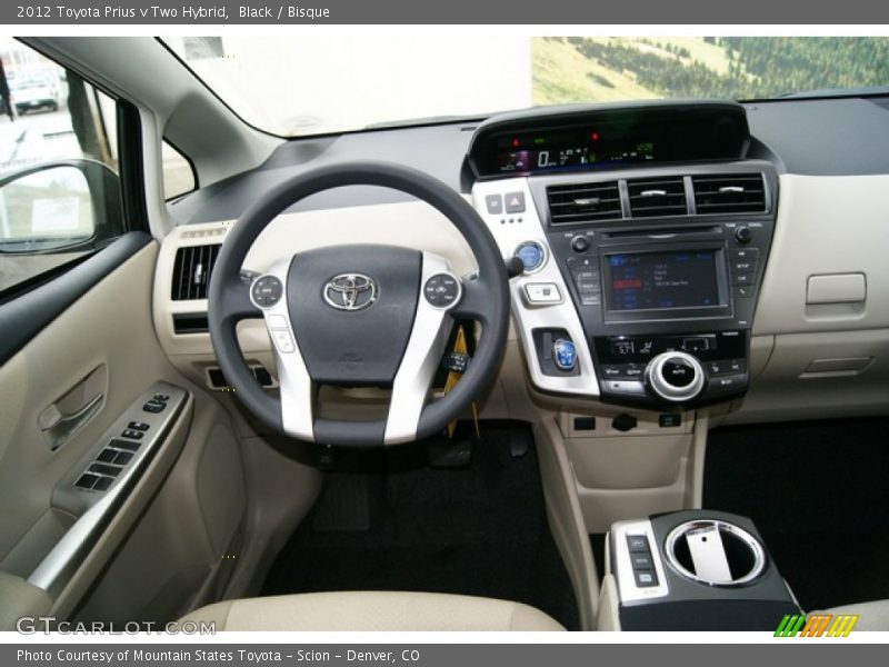 Black / Bisque 2012 Toyota Prius v Two Hybrid