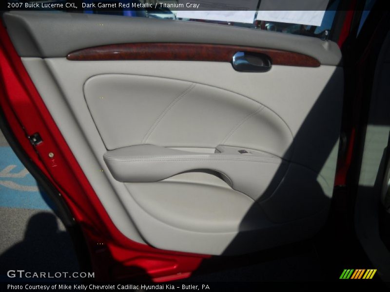 Dark Garnet Red Metallic / Titanium Gray 2007 Buick Lucerne CXL