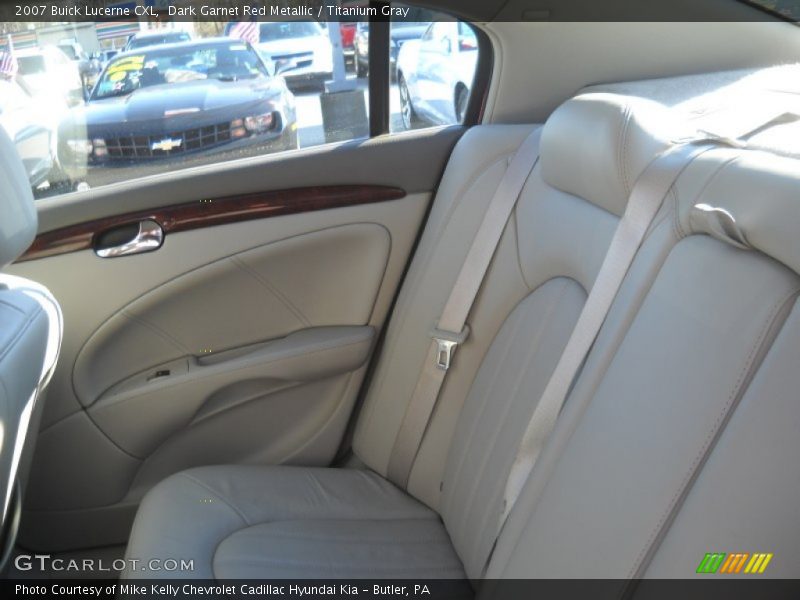 Dark Garnet Red Metallic / Titanium Gray 2007 Buick Lucerne CXL