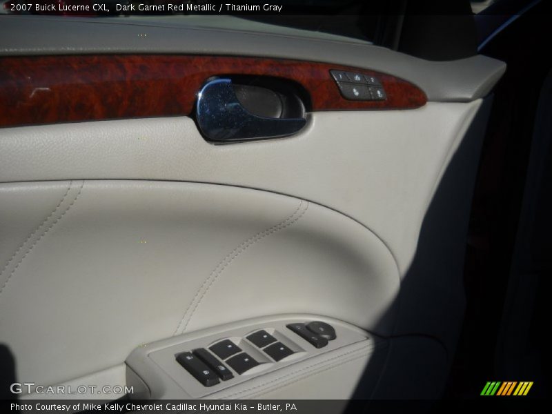 Dark Garnet Red Metallic / Titanium Gray 2007 Buick Lucerne CXL