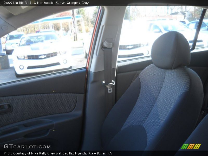 Sunset Orange / Gray 2009 Kia Rio Rio5 LX Hatchback