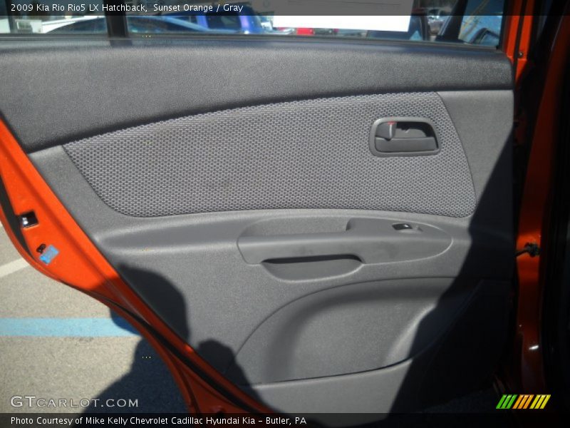 Sunset Orange / Gray 2009 Kia Rio Rio5 LX Hatchback