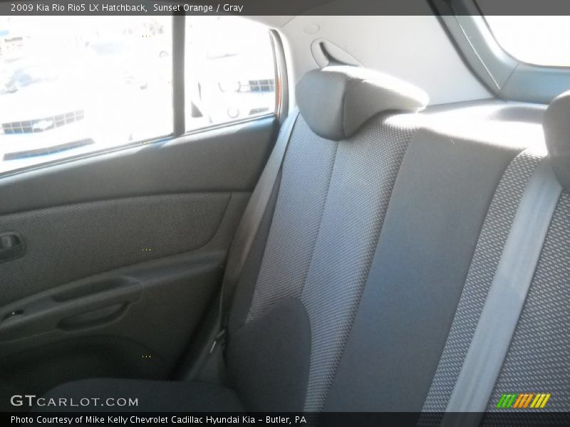 Sunset Orange / Gray 2009 Kia Rio Rio5 LX Hatchback