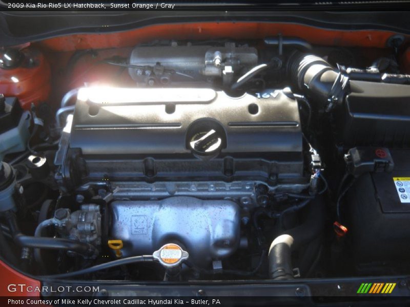 Sunset Orange / Gray 2009 Kia Rio Rio5 LX Hatchback