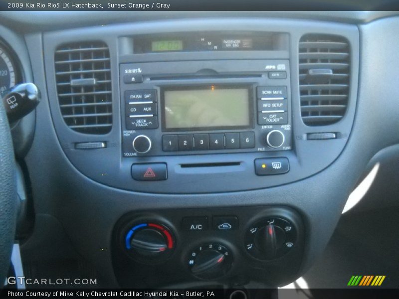 Sunset Orange / Gray 2009 Kia Rio Rio5 LX Hatchback