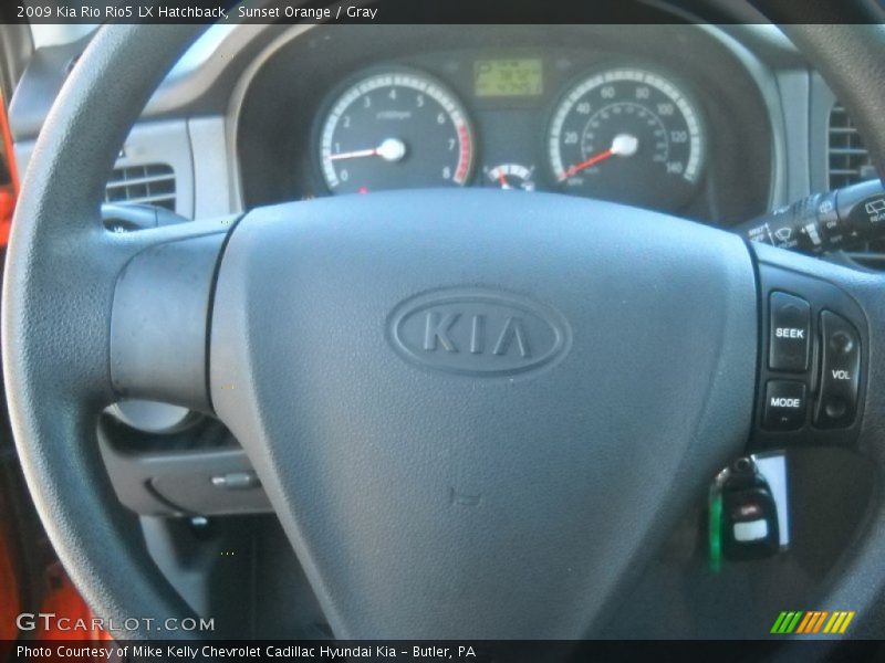 Sunset Orange / Gray 2009 Kia Rio Rio5 LX Hatchback