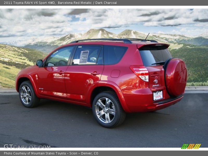 Barcelona Red Metallic / Dark Charcoal 2011 Toyota RAV4 V6 Sport 4WD