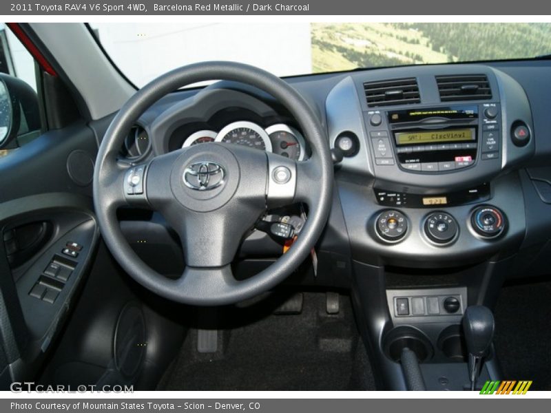 Barcelona Red Metallic / Dark Charcoal 2011 Toyota RAV4 V6 Sport 4WD