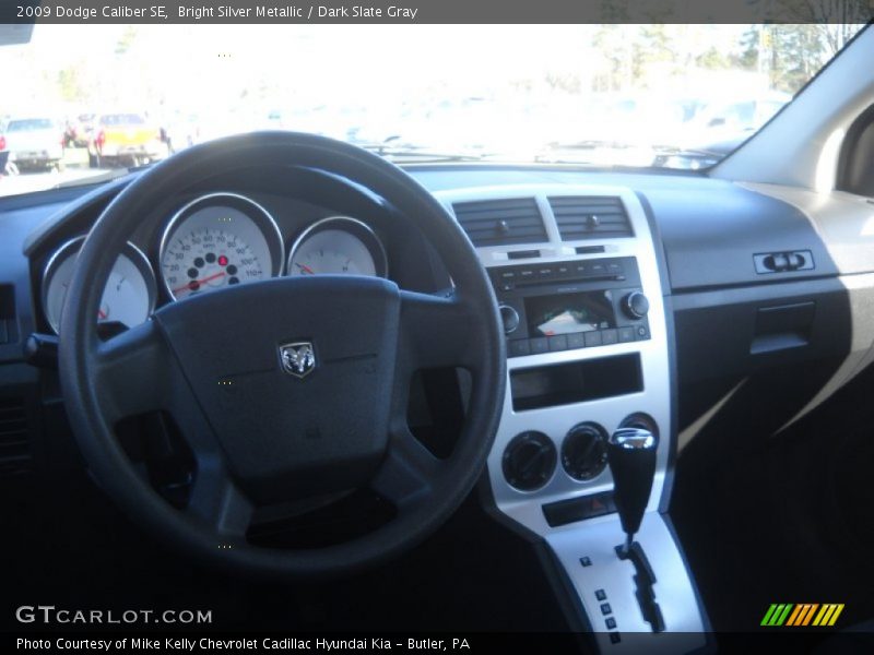 Bright Silver Metallic / Dark Slate Gray 2009 Dodge Caliber SE