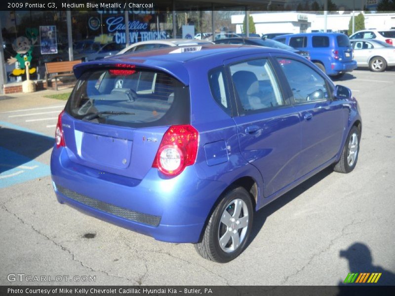 Medium Blue Metallic / Charcoal 2009 Pontiac G3