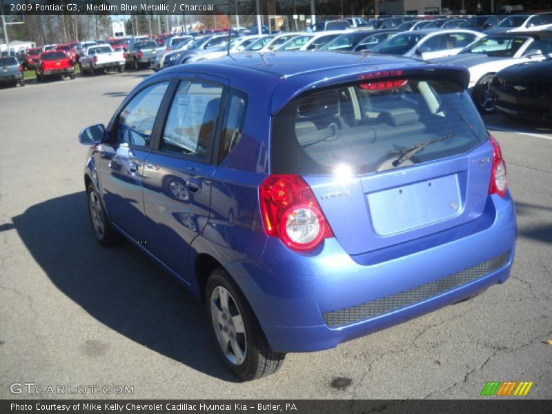 Medium Blue Metallic / Charcoal 2009 Pontiac G3
