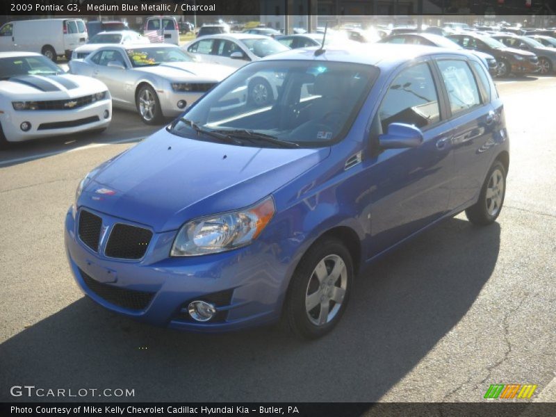 Medium Blue Metallic / Charcoal 2009 Pontiac G3