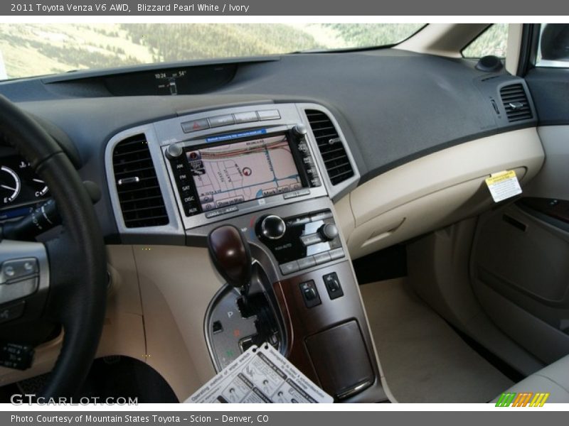 Blizzard Pearl White / Ivory 2011 Toyota Venza V6 AWD