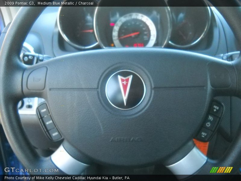Medium Blue Metallic / Charcoal 2009 Pontiac G3