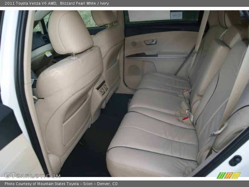 Blizzard Pearl White / Ivory 2011 Toyota Venza V6 AWD