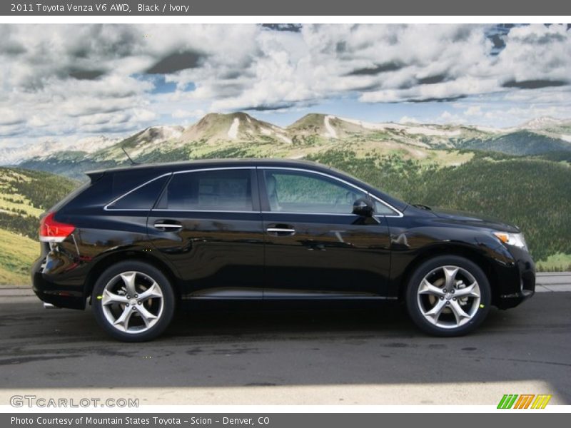 Black / Ivory 2011 Toyota Venza V6 AWD