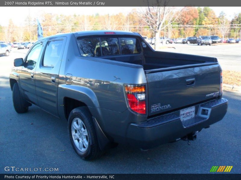 Nimbus Grey Metallic / Gray 2007 Honda Ridgeline RTS