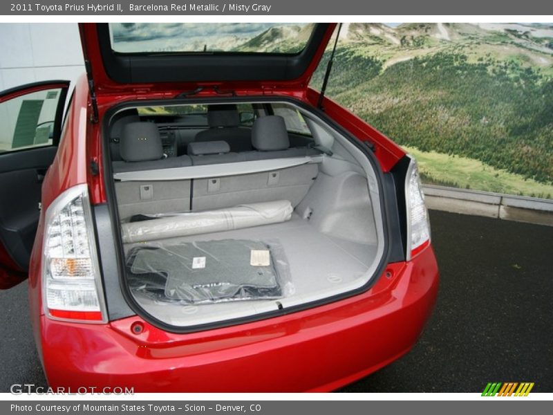 Barcelona Red Metallic / Misty Gray 2011 Toyota Prius Hybrid II