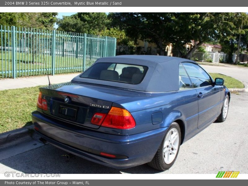 Mystic Blue Metallic / Sand 2004 BMW 3 Series 325i Convertible