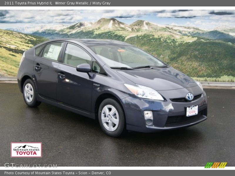 Winter Gray Metallic / Misty Gray 2011 Toyota Prius Hybrid II