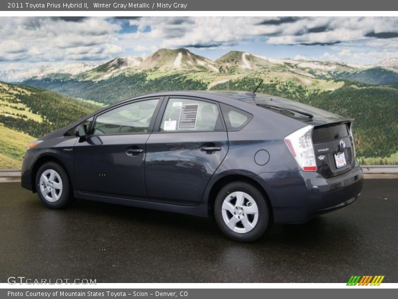 Winter Gray Metallic / Misty Gray 2011 Toyota Prius Hybrid II