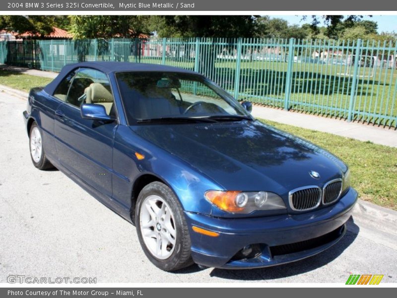 Mystic Blue Metallic / Sand 2004 BMW 3 Series 325i Convertible