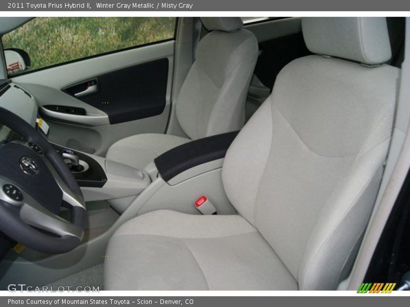 Winter Gray Metallic / Misty Gray 2011 Toyota Prius Hybrid II
