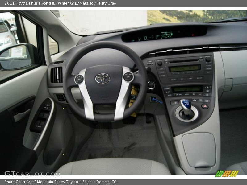 Winter Gray Metallic / Misty Gray 2011 Toyota Prius Hybrid II