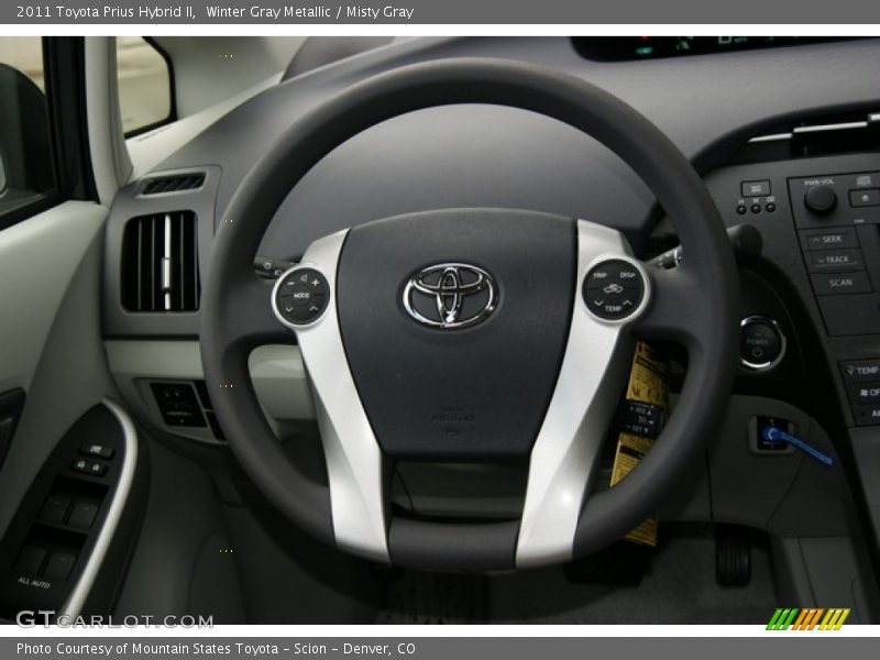 Winter Gray Metallic / Misty Gray 2011 Toyota Prius Hybrid II
