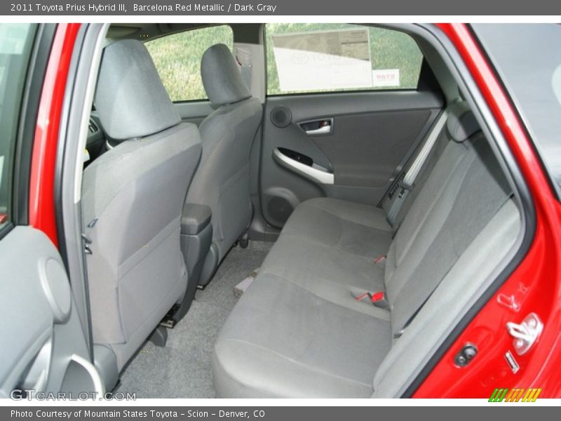 Barcelona Red Metallic / Dark Gray 2011 Toyota Prius Hybrid III