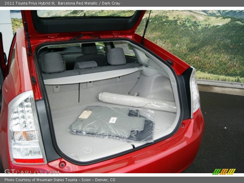 Barcelona Red Metallic / Dark Gray 2011 Toyota Prius Hybrid III