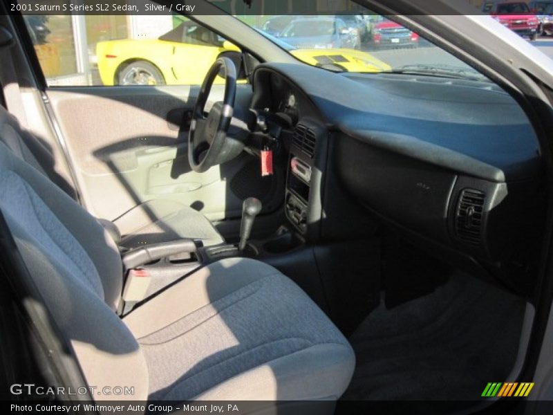 Silver / Gray 2001 Saturn S Series SL2 Sedan