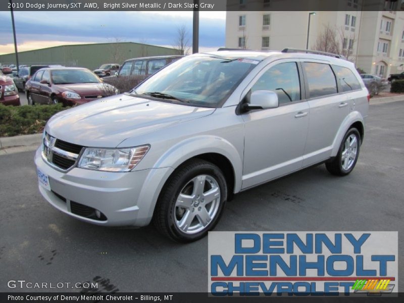 Bright Silver Metallic / Dark Slate Gray 2010 Dodge Journey SXT AWD
