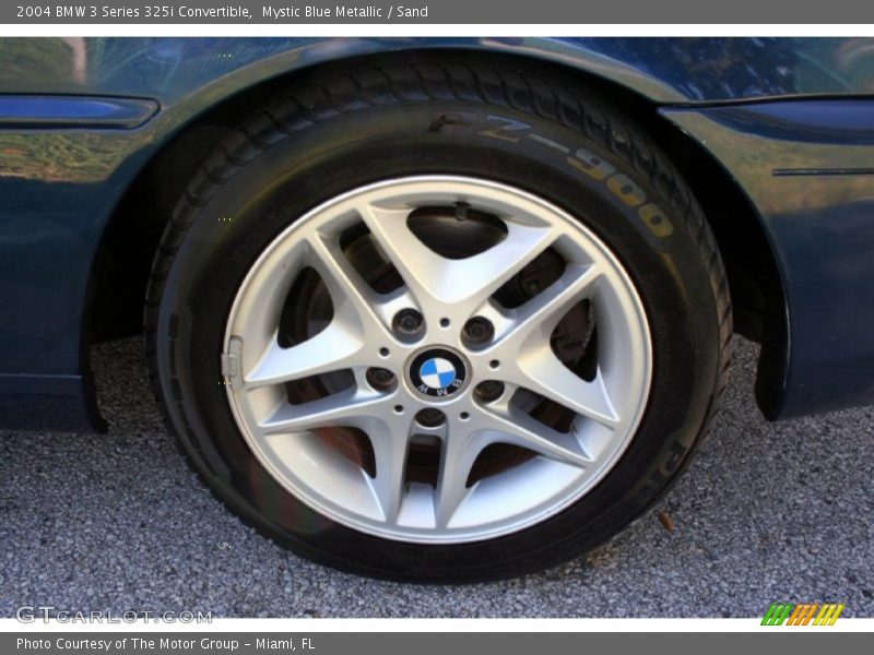 Mystic Blue Metallic / Sand 2004 BMW 3 Series 325i Convertible