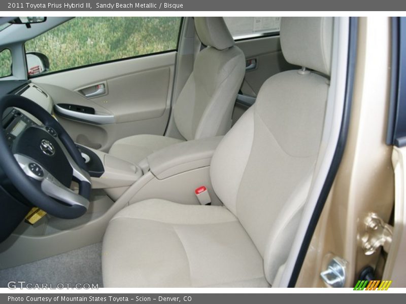 Sandy Beach Metallic / Bisque 2011 Toyota Prius Hybrid III