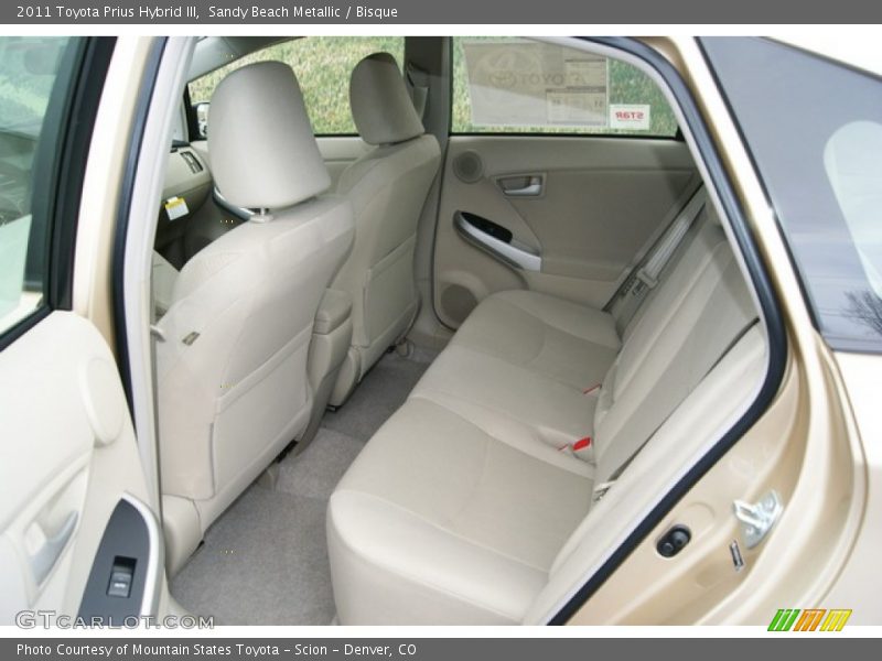 Sandy Beach Metallic / Bisque 2011 Toyota Prius Hybrid III