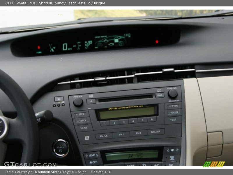 Sandy Beach Metallic / Bisque 2011 Toyota Prius Hybrid III