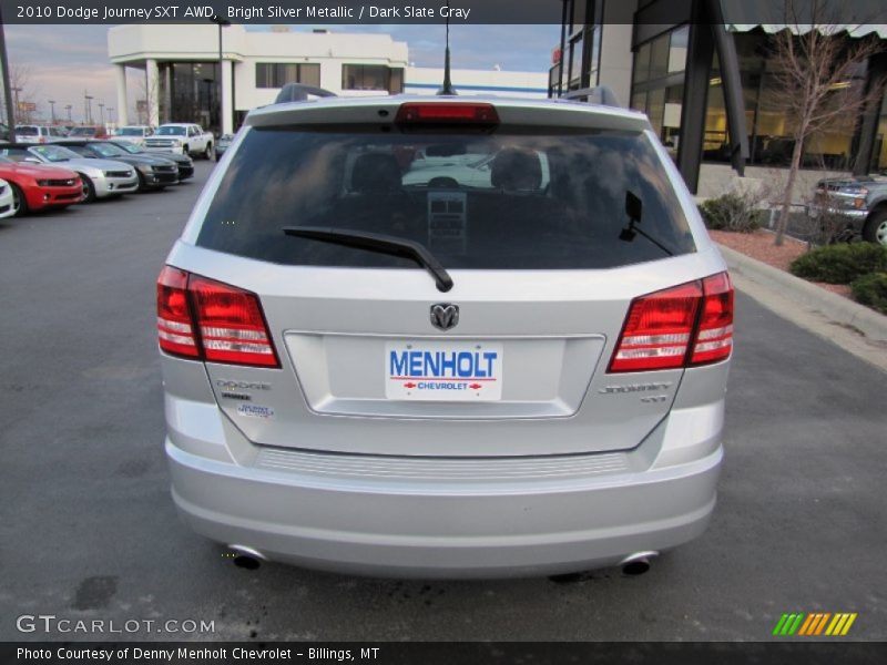 Bright Silver Metallic / Dark Slate Gray 2010 Dodge Journey SXT AWD