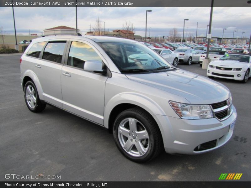 Bright Silver Metallic / Dark Slate Gray 2010 Dodge Journey SXT AWD